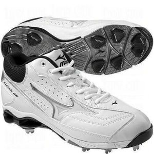 Mens Baseball Cleats 16 Mizuno White G6 Switch Team Color Cards Steel Shoes